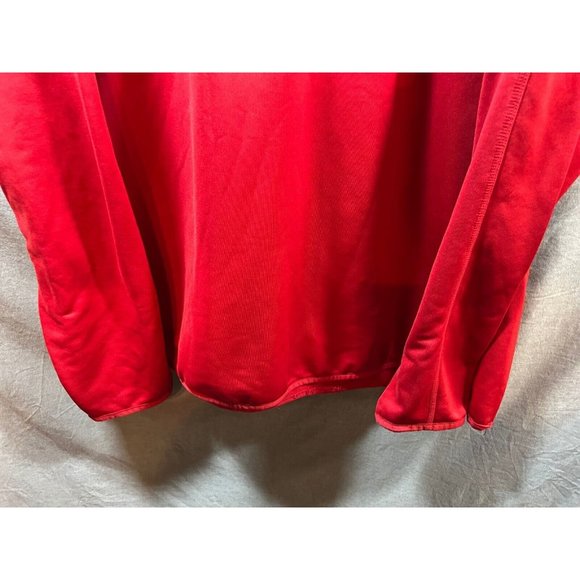 Crusaders Adidas Climalite Sweater Adult 2XL Red Zip Long Sleeve Sweatshirt Mens - Picture 3 of 8